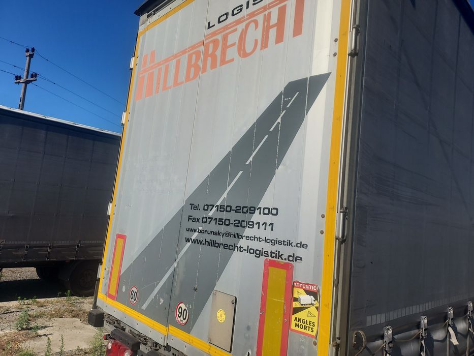 Daf  xf 460  euro 6 mega space cabine  si  semiremorca prelata schmitz