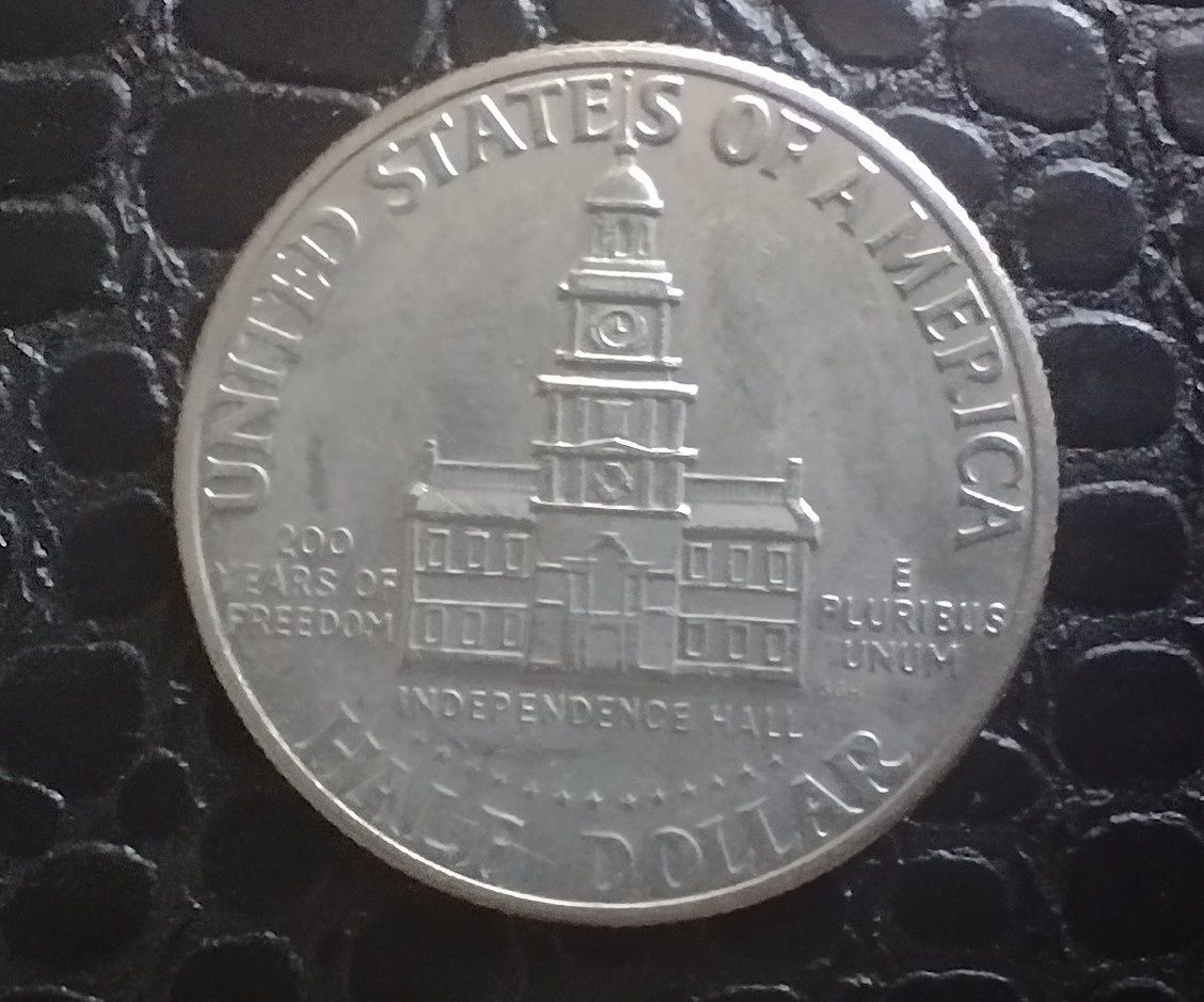 Moneda Half dollar centenar 1976