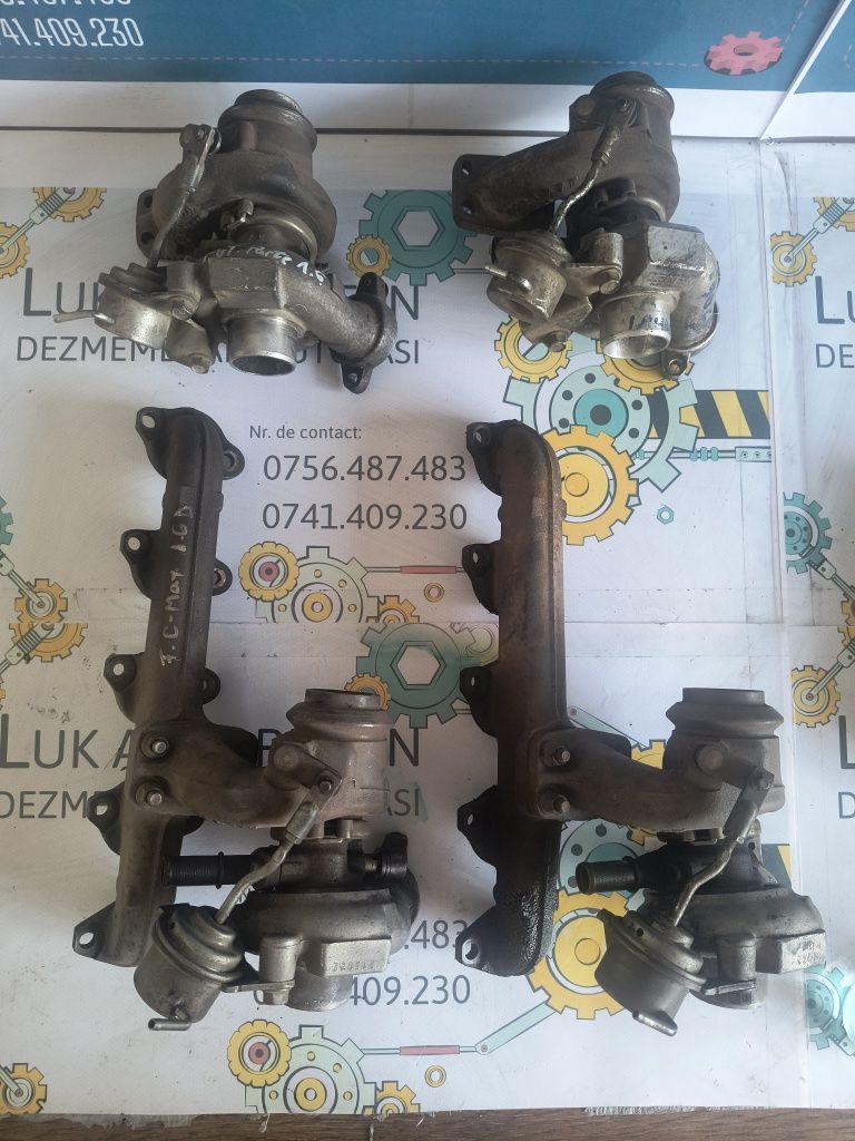 Turbo turbina Ford Citroen  Peugeot Mazda 1.6 Hdi tdci 90 cp 9hw 9hx