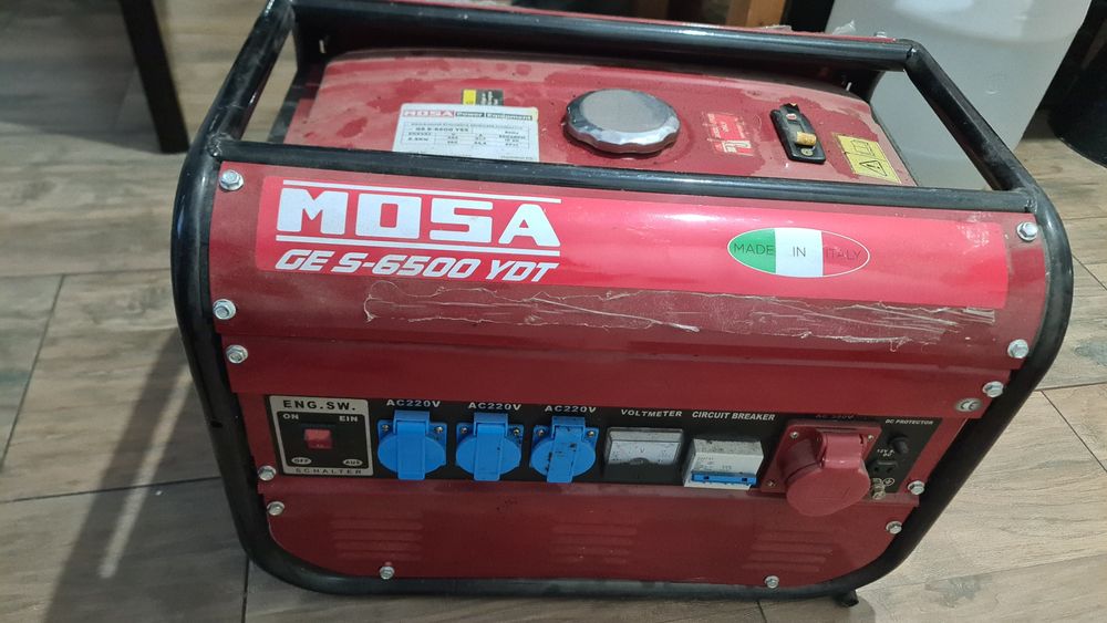 Generator MOSA 6500 YDT /Motor Honda 9,5Cp Benzina