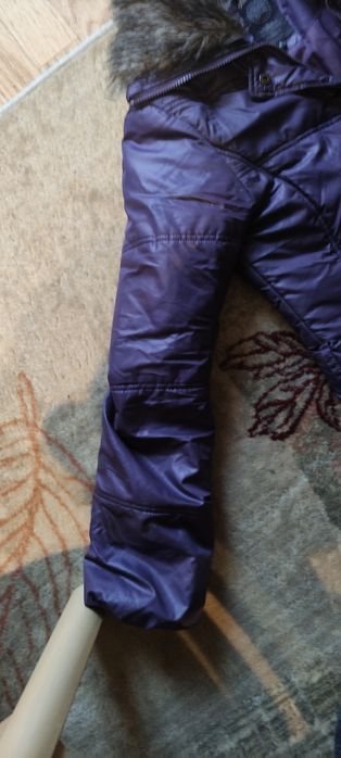 Стилно дамско яке лилаво