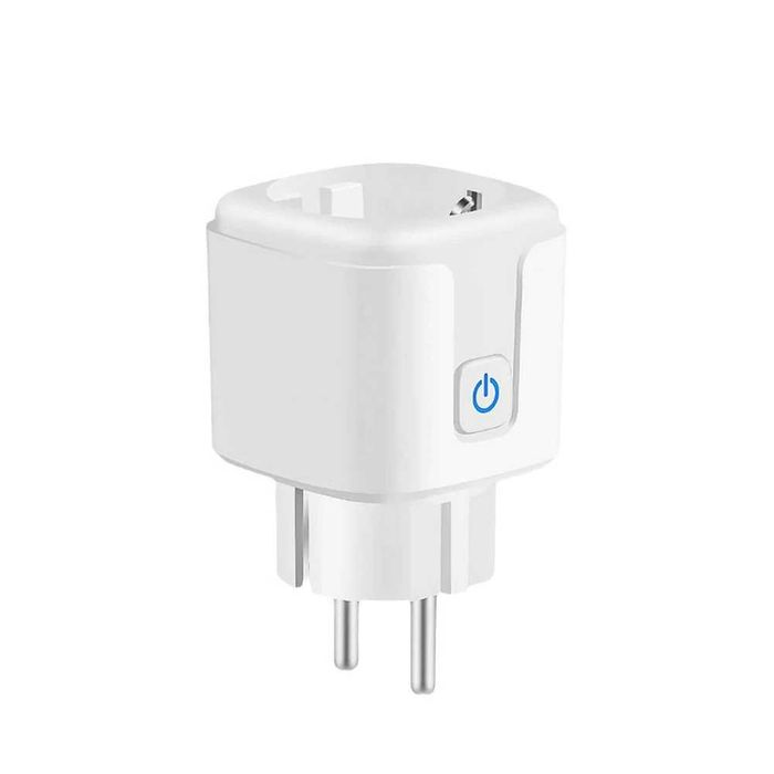 Priza smart inteligenta wifi cu contor monitorizare consum tuya 20A