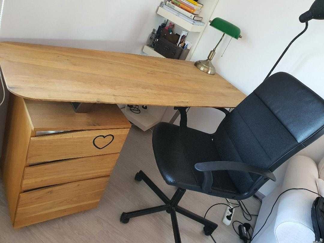 birou de lucru din lemn