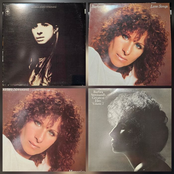 Discuri vinil ( Barbra Streisand,  Elvis Presley)