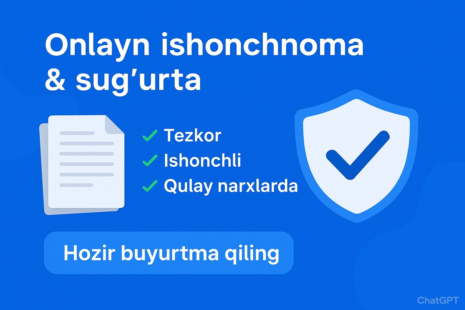 Ishonchnoma sugurta