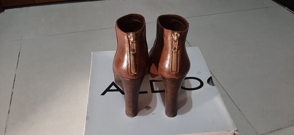 Сапоги женские осенние кожанные ALDO