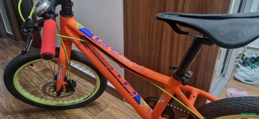 MTB CROSS Rebel Boy 20 - Portocaliu | 6-8 ani