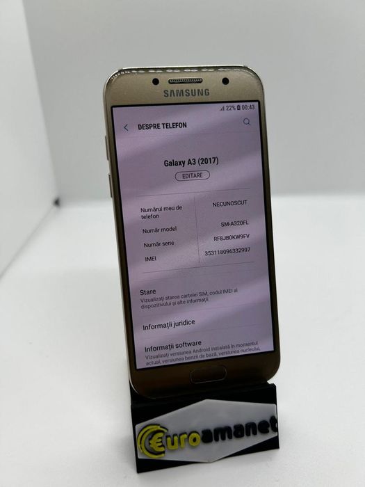 Telefon mobil Samsung Galaxy A3 (2017), 16GB -P-
