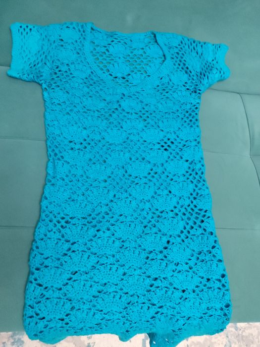 Продам платье и кофту. Ручная работа. 48—50р.