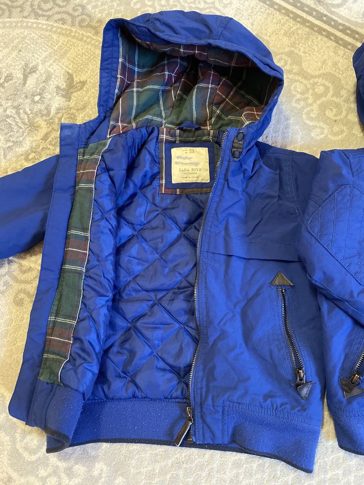 Куртки Zara boys на мальчика (3 и 4года) 2 за 6000тг
