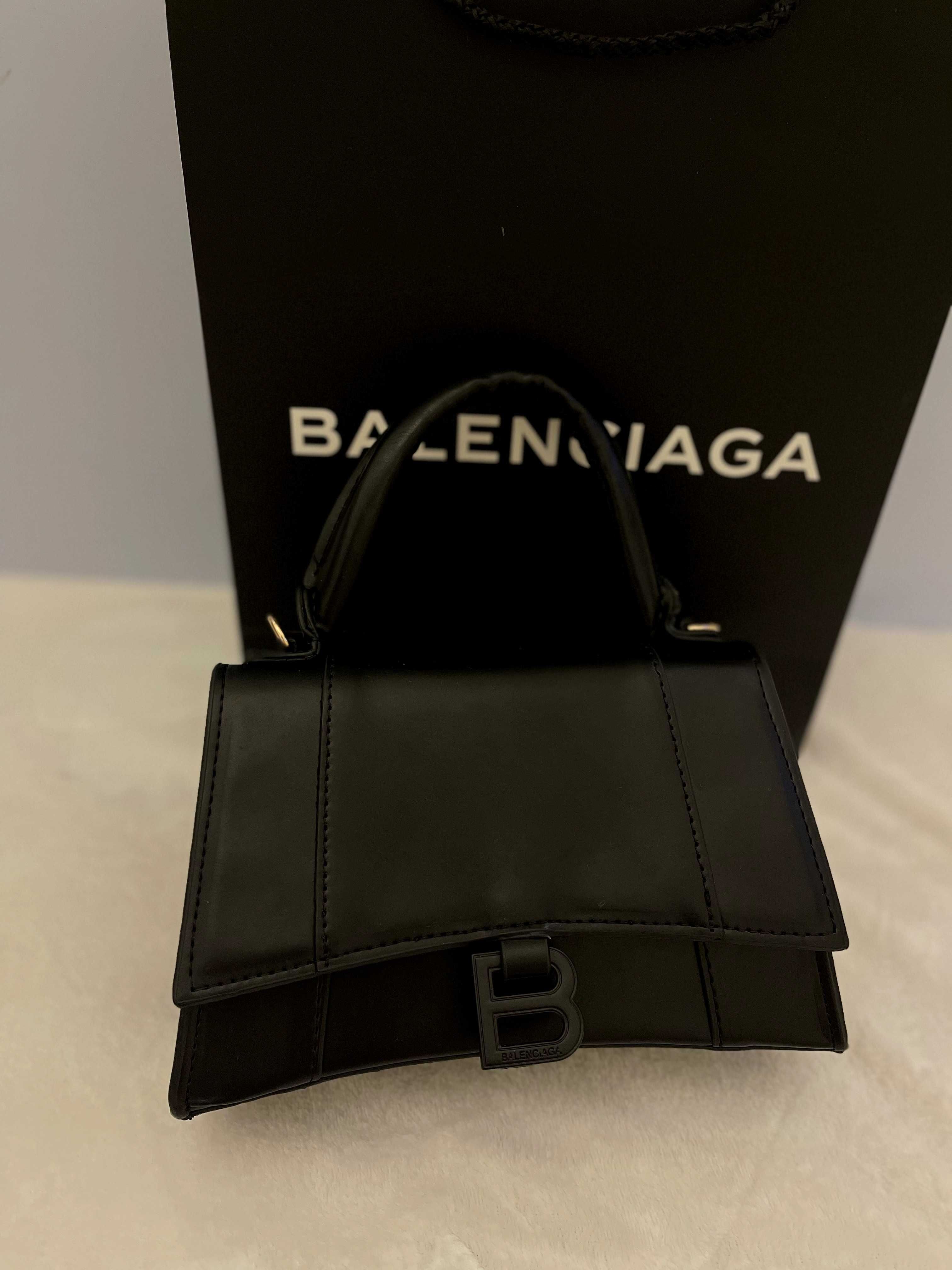 Geanta/Poșetă Balenciaga Hourglass S tote bag 23cm x 16cm