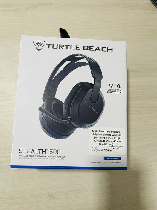 Căști Gaming Turtle Beach Stealth 500 ,o casca defecta