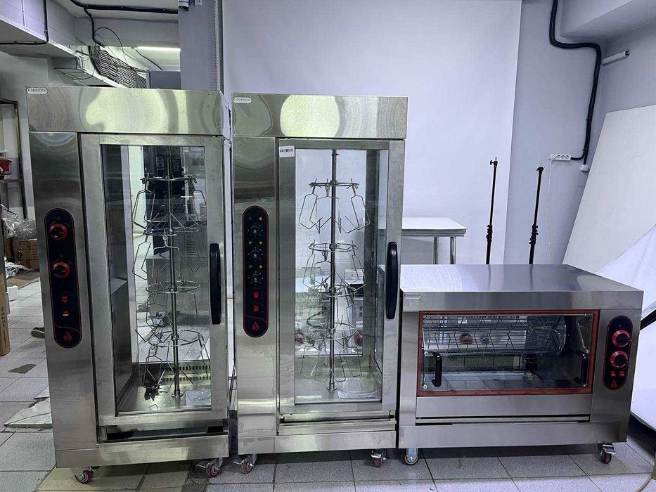 Гриль для кур электрический и газовый