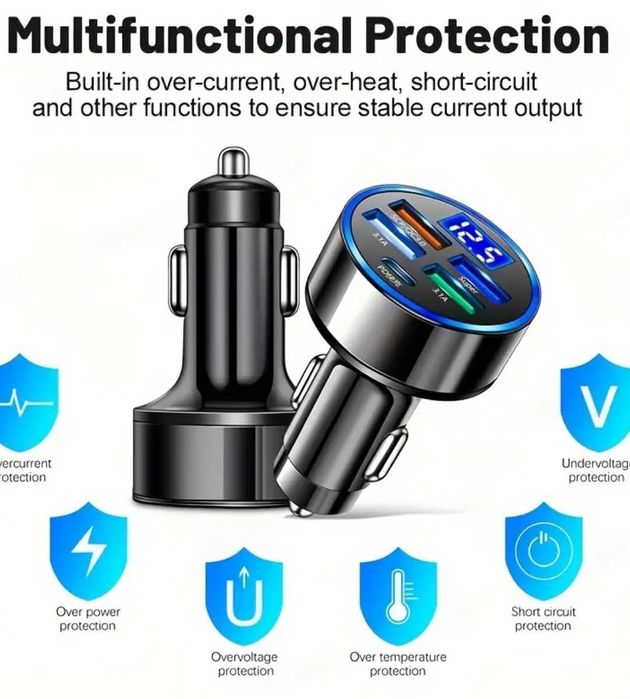 Încărcător rapid bricheta , fast Charger 12/24v Fast Charger Auto