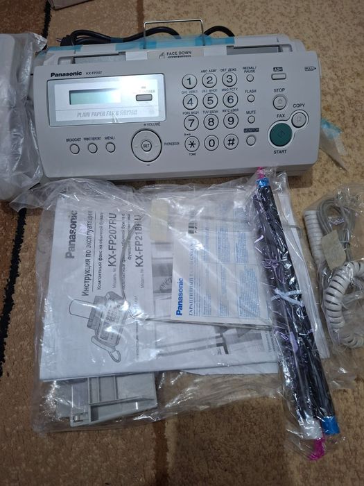 факс panasonic kx-fp207ru