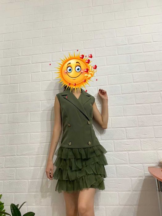 Платье на любой случай/ размер 32/ талия 60, рост 160