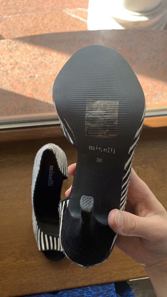Женские туфли на каблуках,36 размер новые,Италия