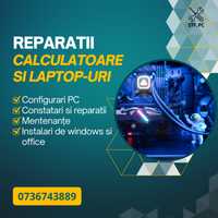 Reparatii PC si laptop-uri, mentenanta, asamblari, instalari windows