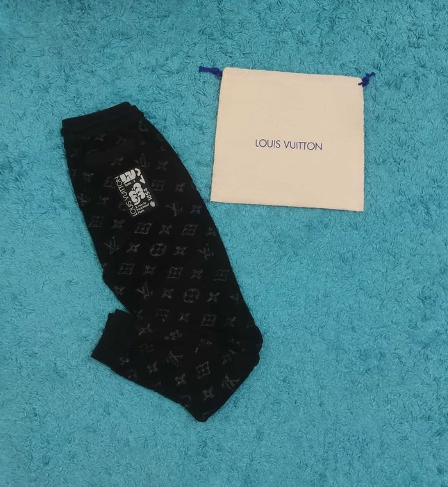 Pantaloni grosuti Louis Vuitton - Black