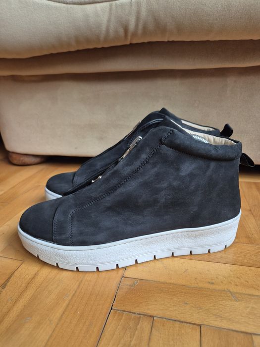 Ghete premium Prive din Piele Naturală, Talpă Cusută - Mărimea 40