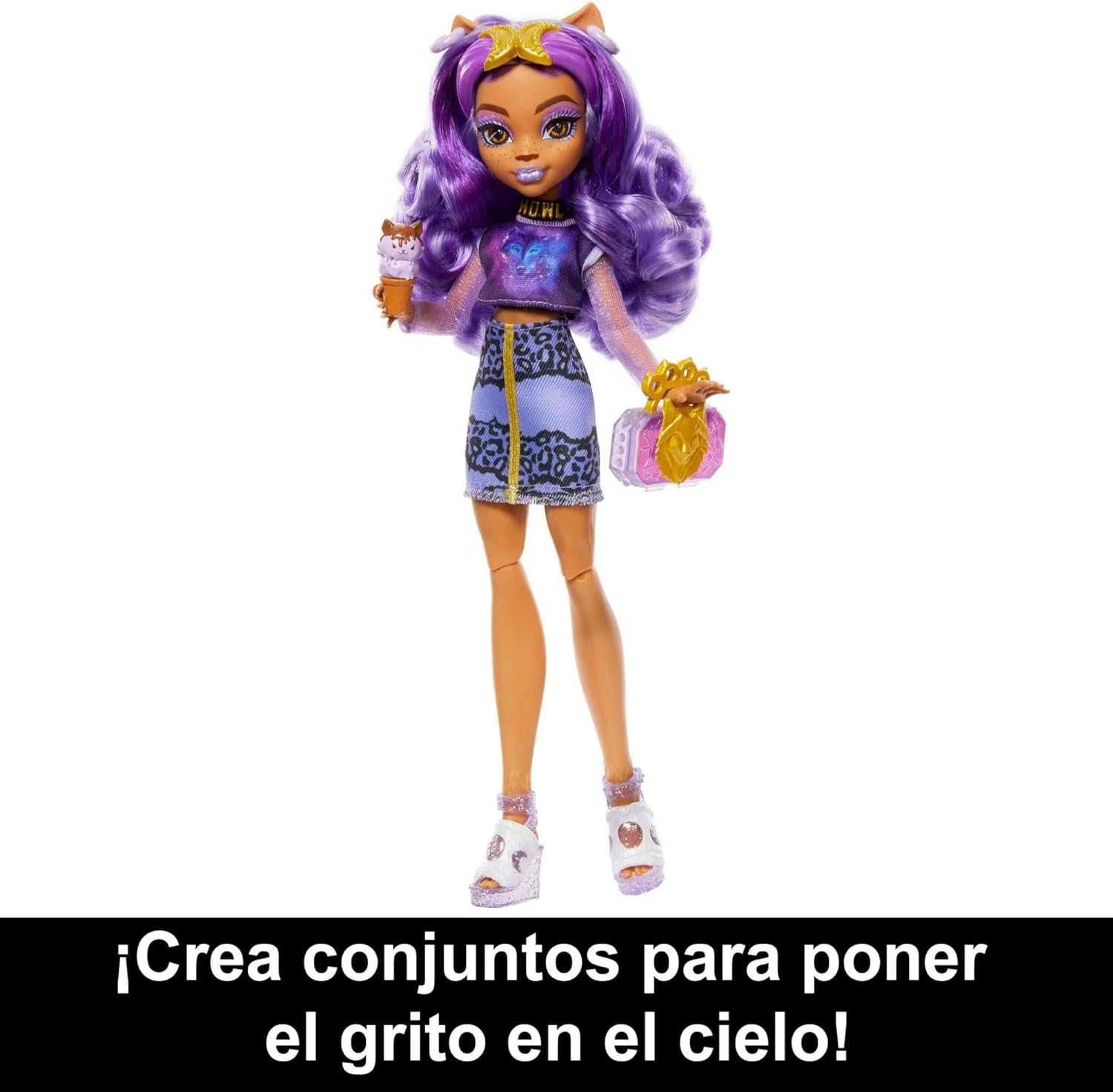 Кукла Monster High Clawdeen Wolf с гардероб с аксесоари Монстър Хай