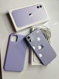 Iphone 11 purple/ mov 64GB/ Fullbox 86% baterie