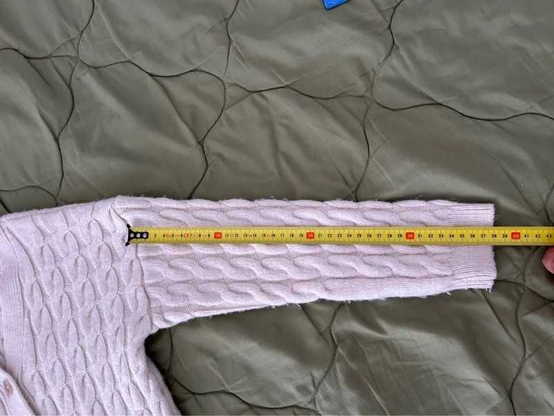 Waikiki, Cardigan scurt, crem fetițe,134-140cm