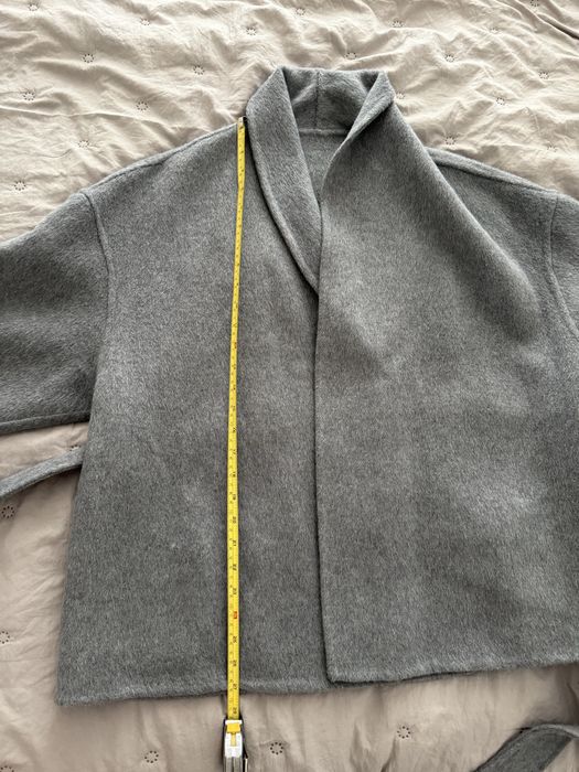 Палто от вълна и лисица