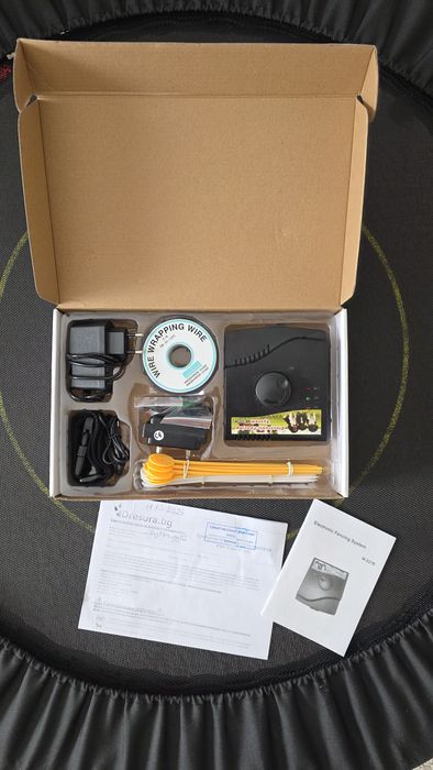 Електронен, електрически пастир с каишка за куче