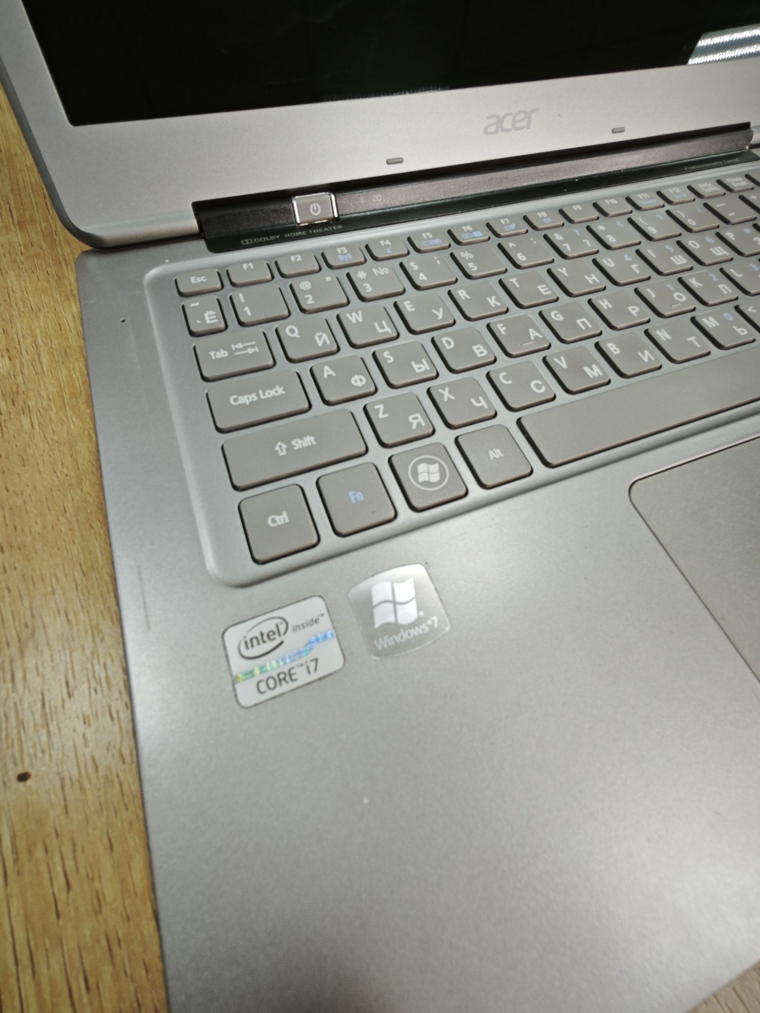 Ультрабук Acer Aspire S3 | Intel Core i7 | SSD 120Gb