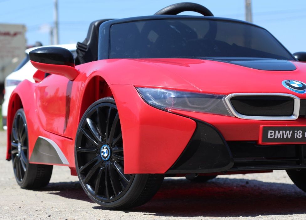 Masinuta electrică pentru copii BMW I8 Coupe 12V 2x20W #RED