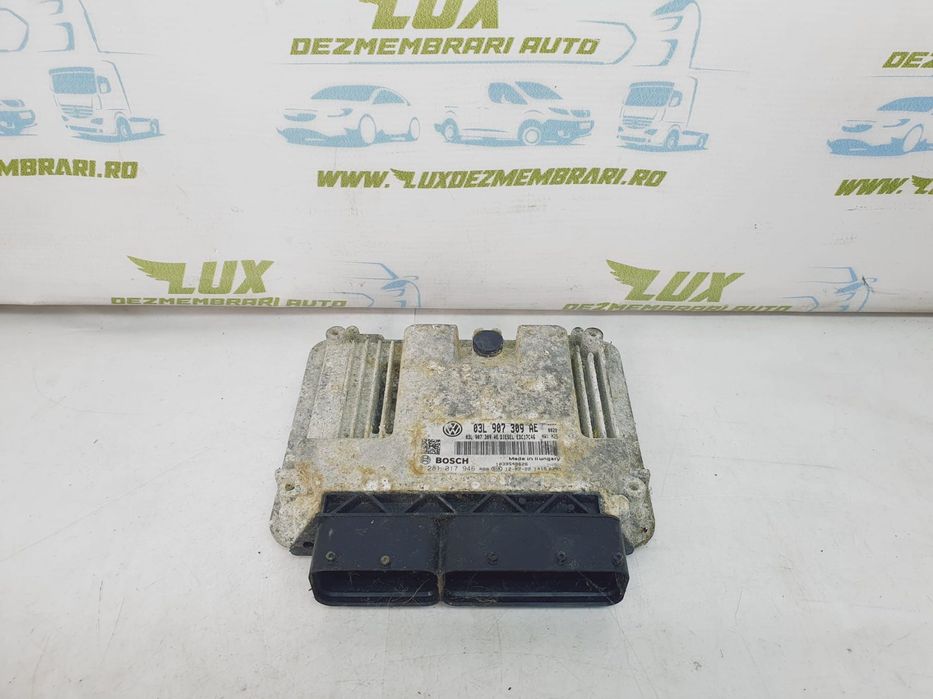 Calculator motor 0281017946 03l907309ae 2.0 tdi CFG Volkswagen VW Tig