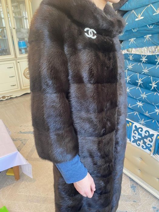 Норквая шуба размер 46