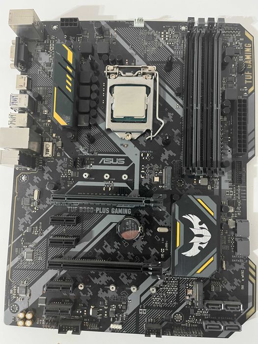 ASUS TUF B360-PLUS GAMING + Intel Core i7-9700K LGA1151