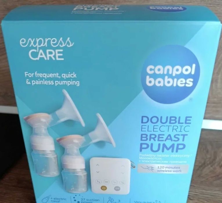 Double Electric pump Canpol Babies- Boxed