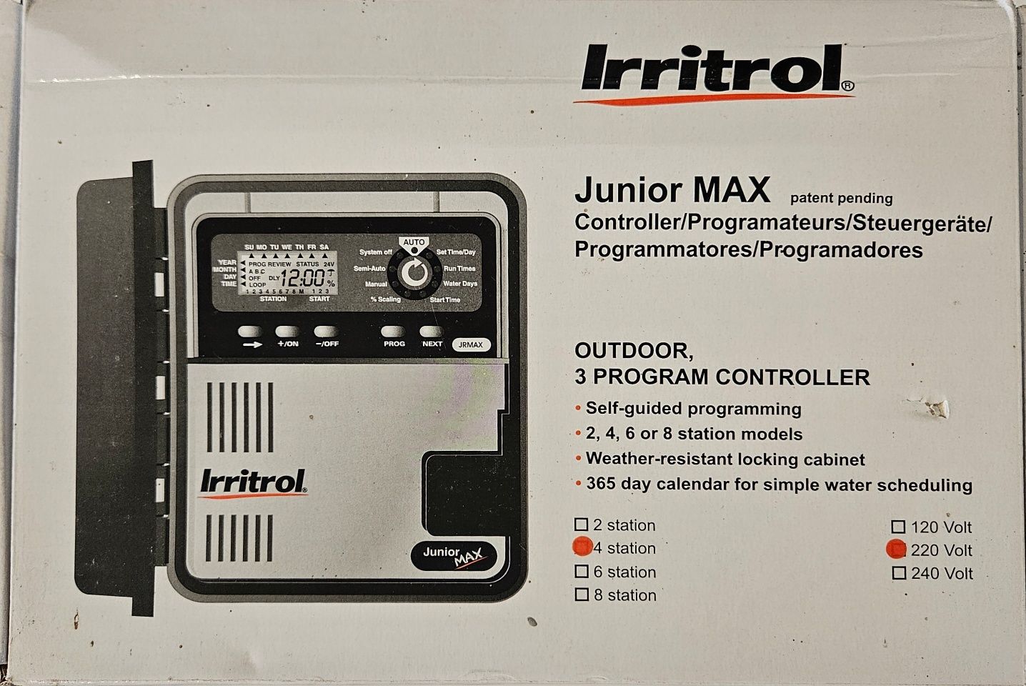 Programator irigatii Irritrol Interior/Exterior 4 Zone