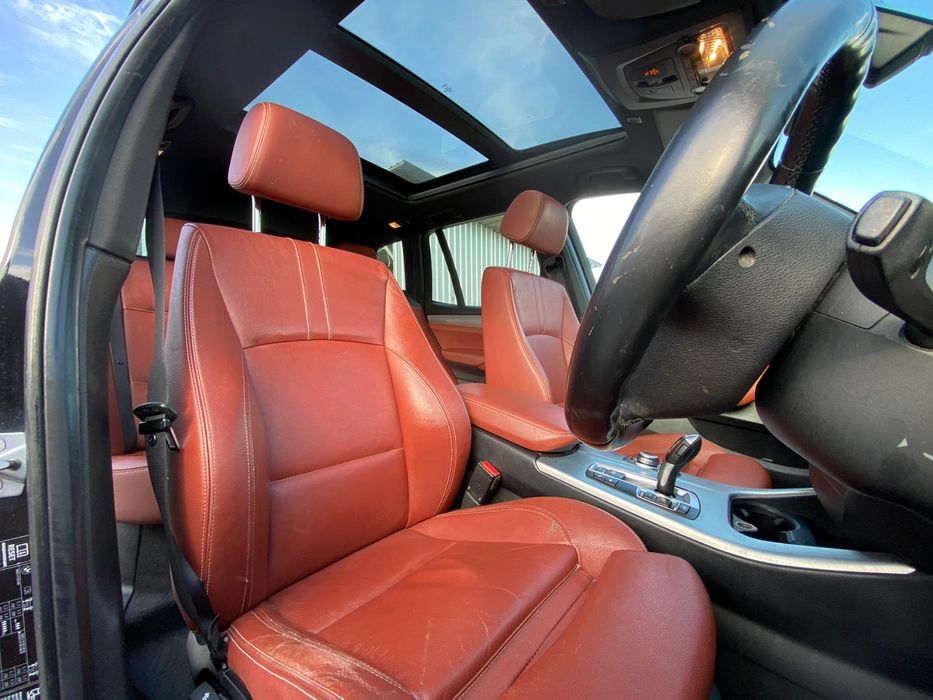 Interior piele roșie recaro BMW X3 F25 cu încălzire