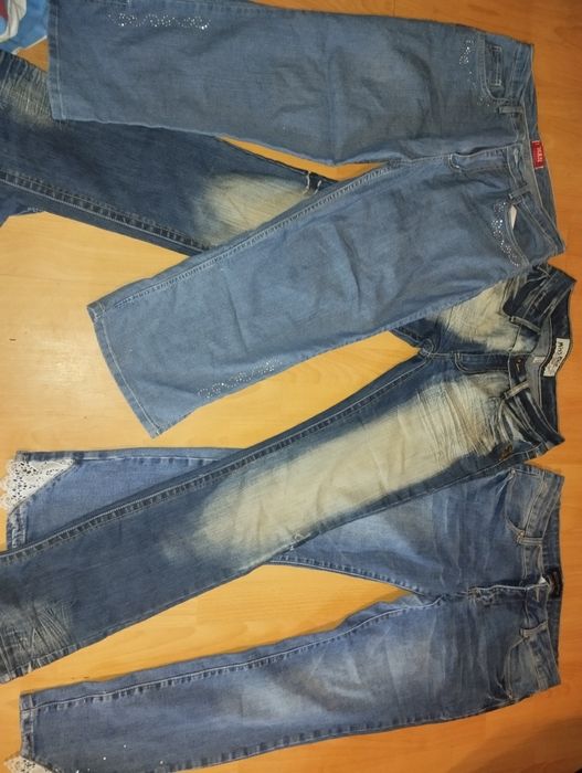 Blugi de damă diverse modele 3+1 cadou inel pl cu aur
