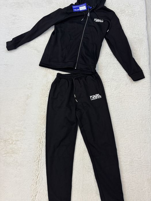 Trening din bumbac cu gluga Karl Lagerfeld - Nou cu eticheta