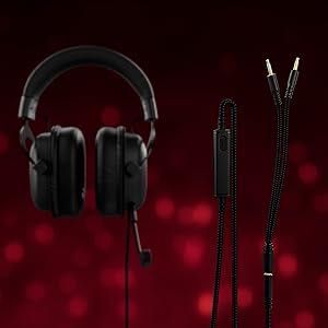 Casti noi in cutie cu 2 ani de garantie FLAMEFALL YMIR gaming headset