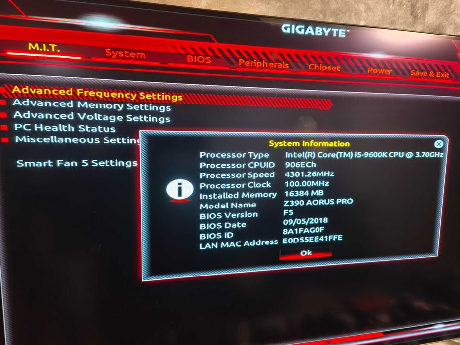 placa de baza gigabyte aorus z390 pro soket 1151