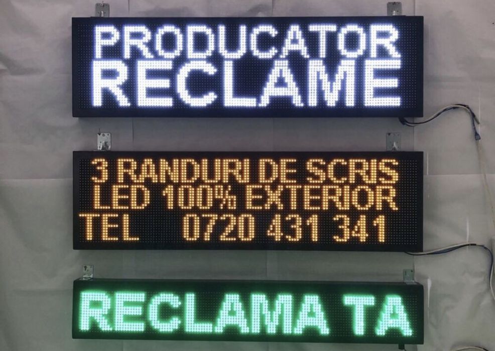 Reclame luminoase led exterior FARMACIE  , programabile , panou led