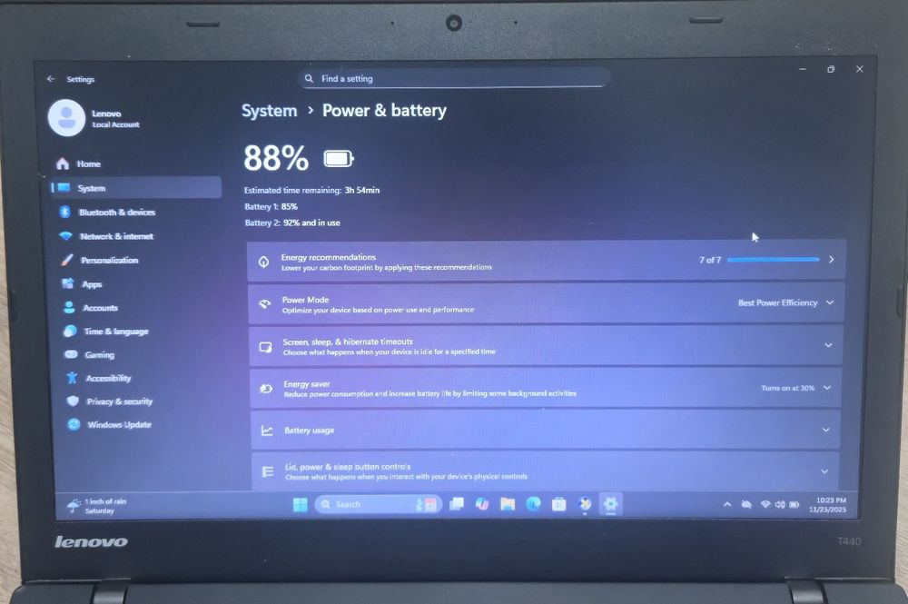 Laptop Lenovo T440 I5 4300U 2.50GHz 4GB Ram SSD Windows 11