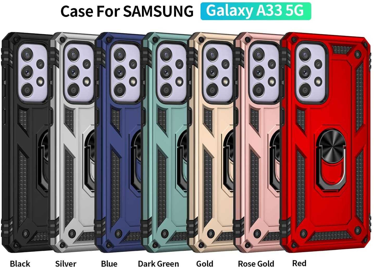 Husa hybrid ARMOR cu inel pt. Samsung Galaxy A33 5G / A53 5G / A73 5G