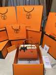 Geanta Hermes Kelly 32cm Orange/Piele naturala 100%/Punga/Cutie Hermes