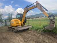 Prestari servicii cu excavator de 8 tone si autobasculanta cu macara