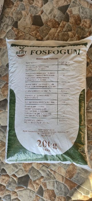 FOSFOGUM - organik mineral o'g'it