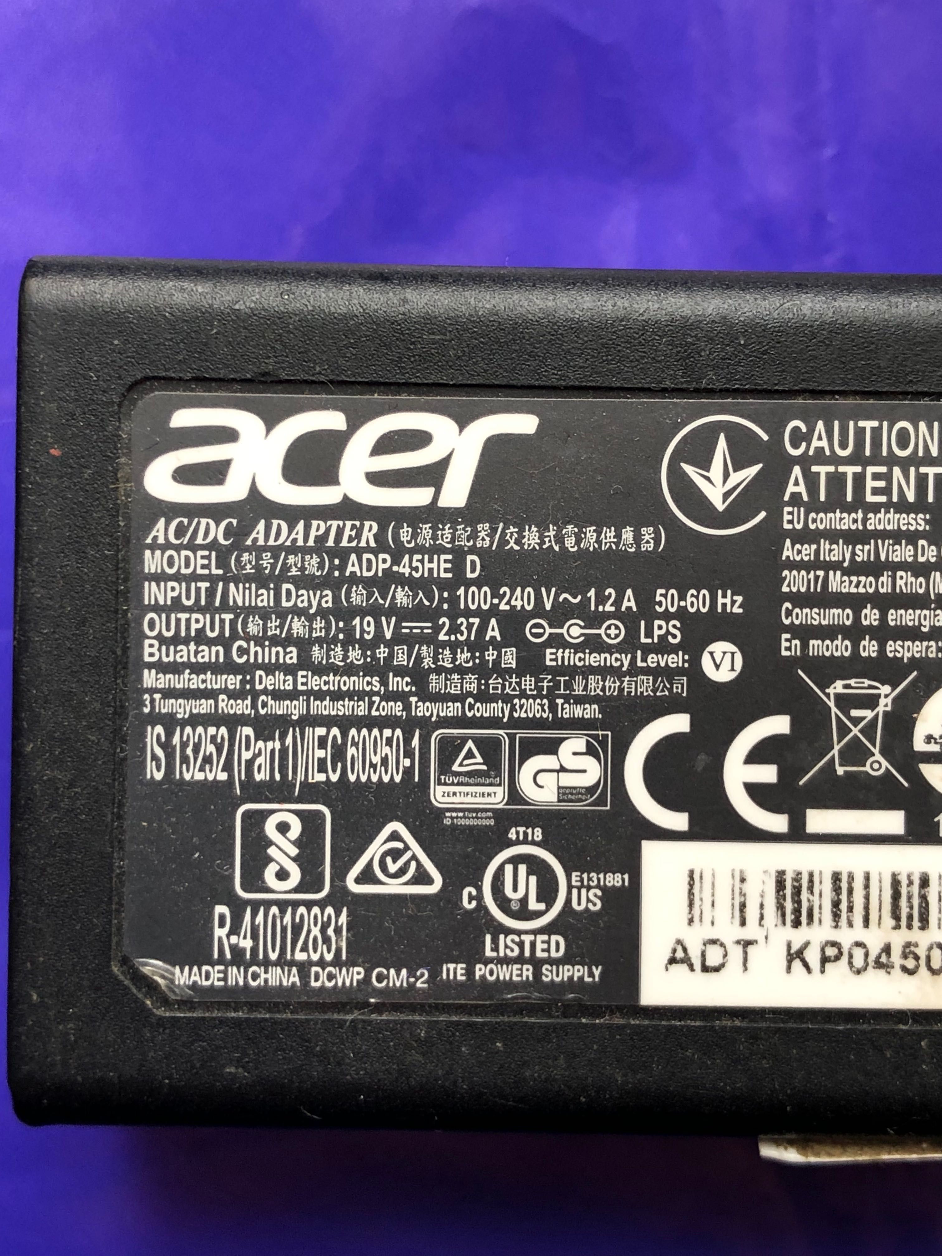 Acer 2 та блок питания