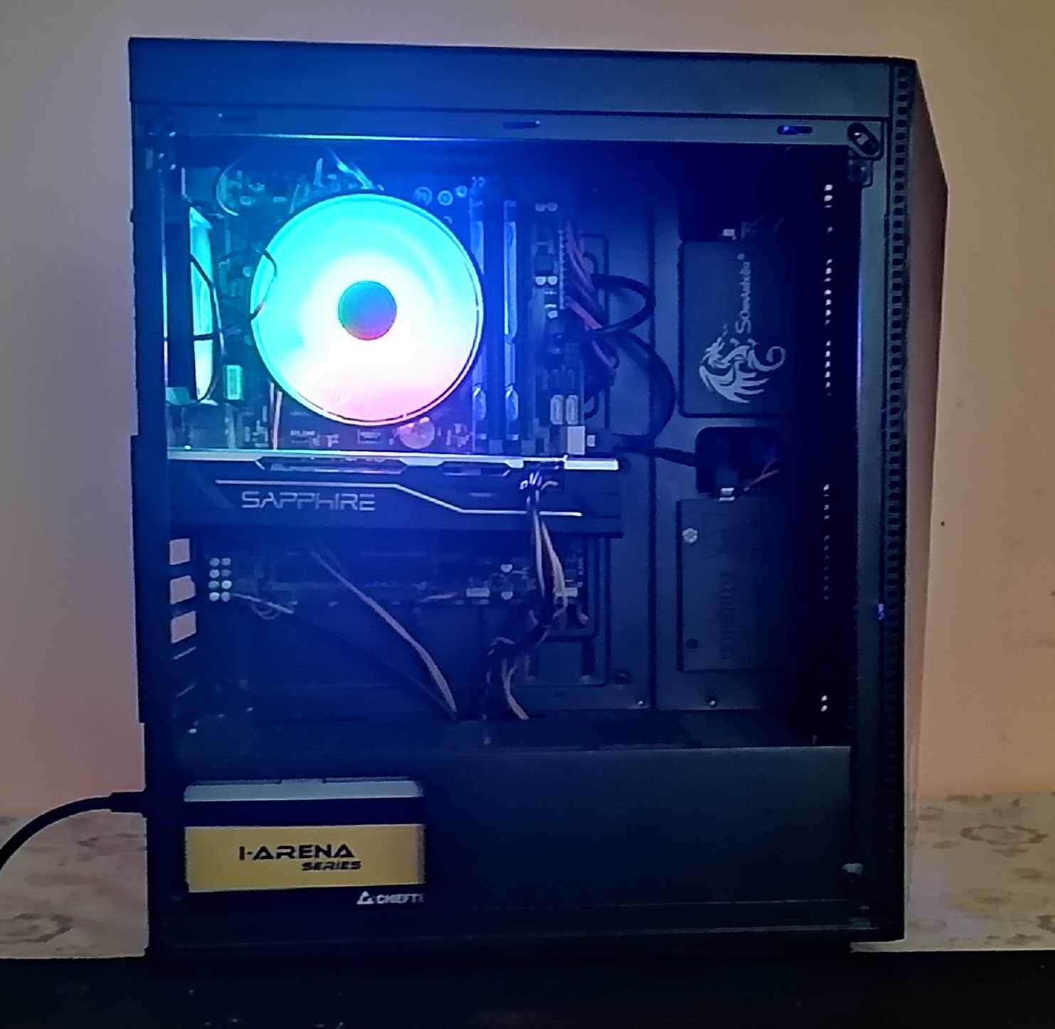 PC+seta-up gaming full de vânzare