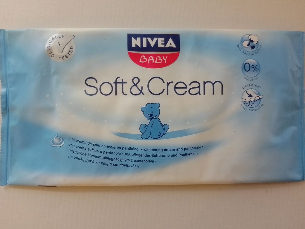 Șervețele umede Nivea Soft&Cream